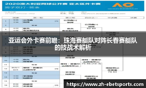 亚运会外卡赛前瞻：珠海赛艇队对阵长春赛艇队的技战术解析
